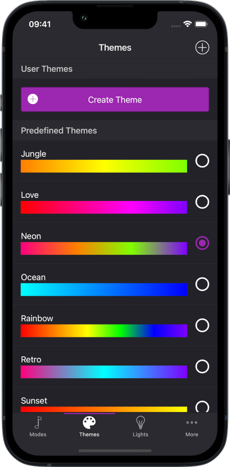 Themes screenshot