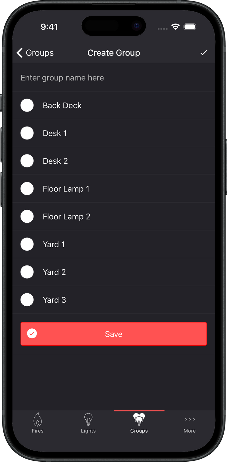 Create Group screenshot