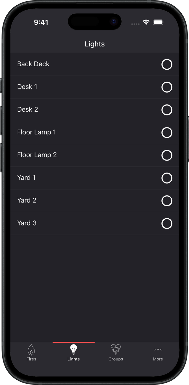 Lights screenshot
