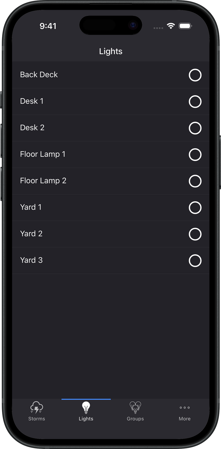 Lights screenshot
