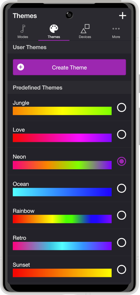 Themes screenshot